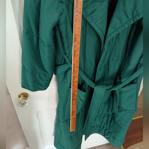 stars above quilted green robe nwt xl/xxl - Picture 8 of 9